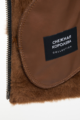 Дубленка из овчины Снежная королева collection