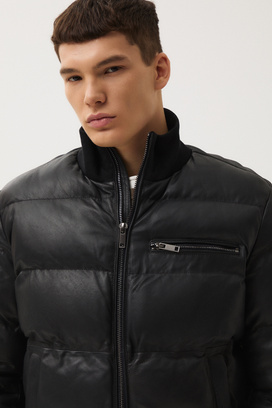 Купить Утепленная кожаная куртка