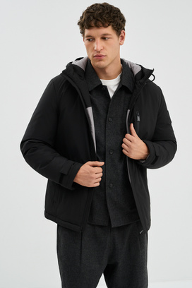 Утепленная куртка с капюшоном Urban Fashion For Men 772960003 Черный