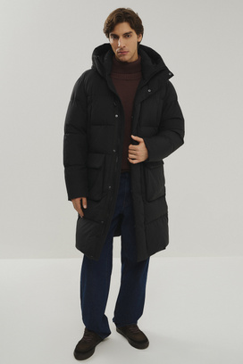 Зимнее пальто с капюшоном Urban Fashion For Men 793429003