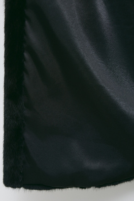 Норковая шуба с поясом 789640003