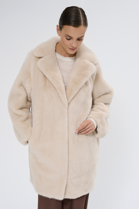 Шуба из аукционного меха норки Saga Furs Vericci 795508003