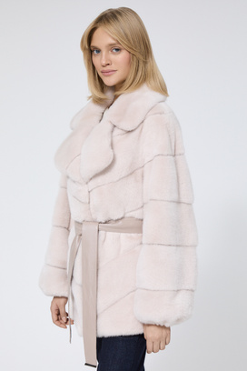 Купить Шуба из аукционного меха норки Kopenhagen Fur Burgundy