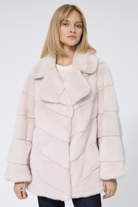 Шуба из аукционного меха норки Kopenhagen Fur Burgundy 509990 рублей