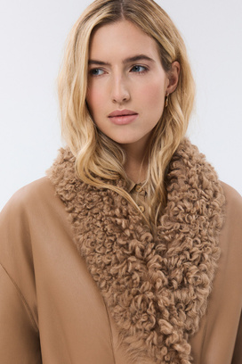 Купить Дубленка из овчины с поясом