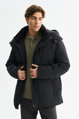 Зимняя куртка с капюшоном Urban Fashion For Men 780046003 Серый