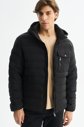 Утепленная куртка с капюшоном Urban Fashion For Men 775251003