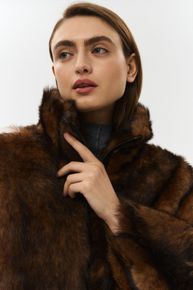 Дубленка из овчины Снежная королева collection