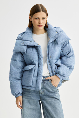 Зимняя куртка с капюшоном Снежная королева collection 786760003