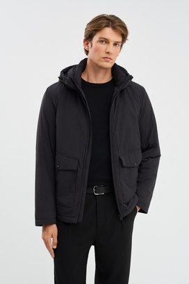 Утепленная куртка с капюшоном Urban Fashion For Men 773605003 Черный