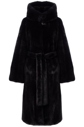 Шуба из аукционного меха норки Saga Furs