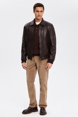 Куртка из натуральной кожи Снежная Королева
