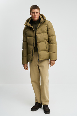Зимняя куртка с капюшоном Urban Fashion For Men 778668003 Зеленый