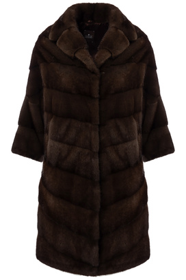 Шуба из аукционного меха норки Saga Furs