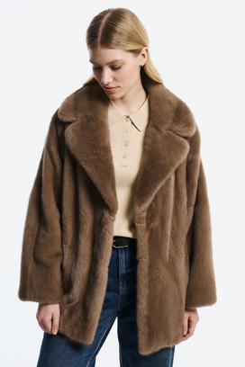 Шуба из аукционного меха норки Saga Furs Estel 794256003
