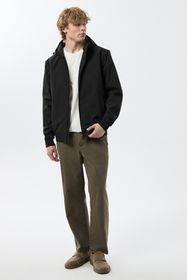 Ветровка с капюшоном Urban Fashion For Men 810258003 Черный