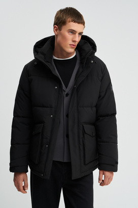 Зимняя куртка с капюшоном Urban Fashion For Men 775733003 Черный