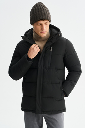 Зимняя куртка с капюшоном Urban Fashion For Men 775771003 Черный