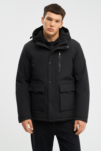 Утепленная куртка с капюшоном Urban Fashion For Men 772976003