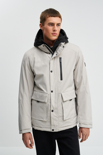 Утепленная куртка с капюшоном Urban Fashion For Men 772952003