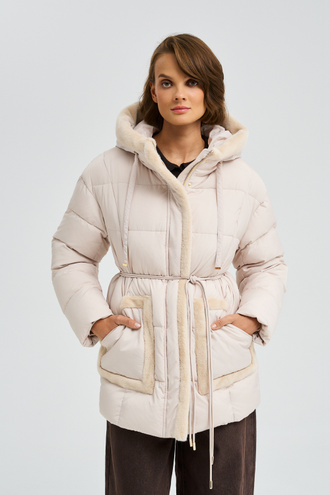 Зимняя куртка с капюшоном Снежная королева collection 782590003