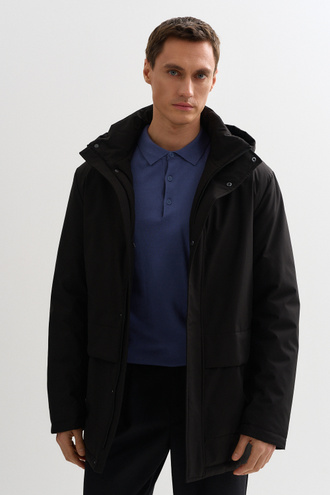 Утепленная куртка с капюшоном Urban Fashion For Men 809412003