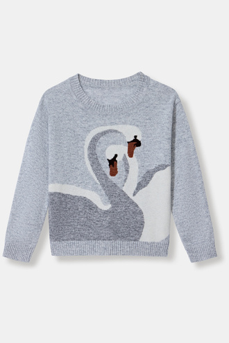 Детский джемпер с рисунком Снежная королева collection 789289003
