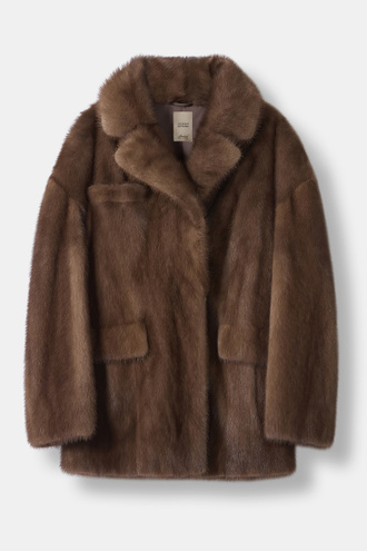 Блейзер из меха норки Снежная Королева. Limited Edition 798930003