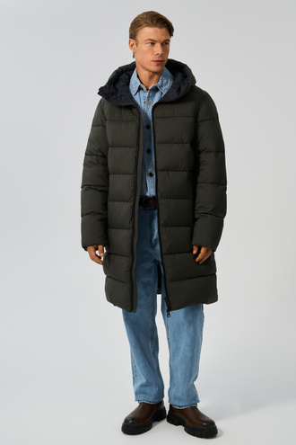 Удлиненная зимняя куртка с капюшоном Urban Fashion For Men 780049003