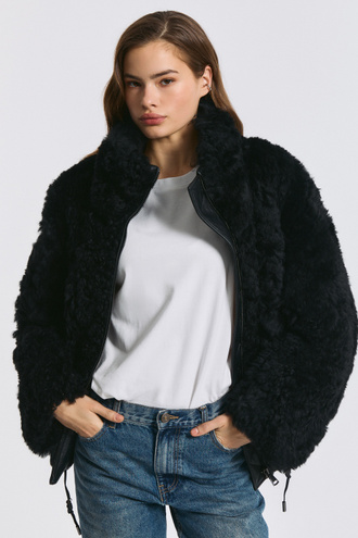 Куртка из овчины Снежная королева collection 795925003