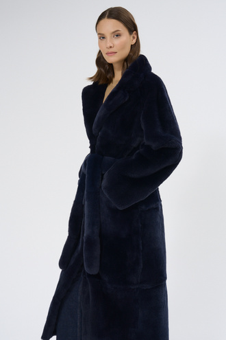 Шуба из меха кролика Снежная королева collection 799357003