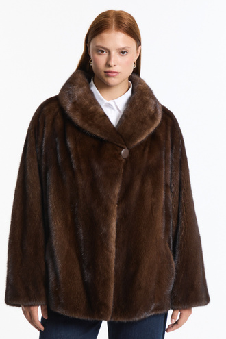 Укороченная норковая шуба Emfasi Pelle 780308003