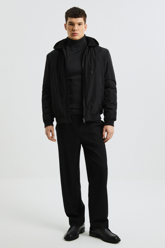 Утепленный бомбер с капюшоном Urban Fashion For Men 809872003