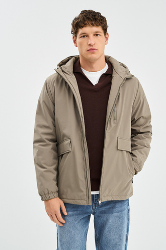 Утепленная куртка с капюшоном Urban Fashion For Men 772901003