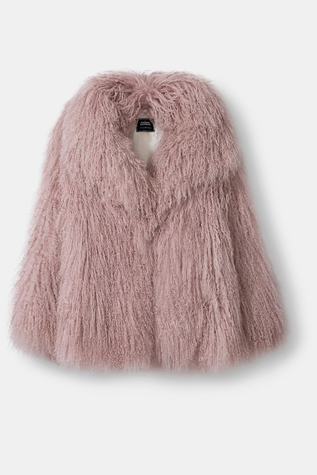 Шуба из тибетской овчины Снежная Королева 796033003