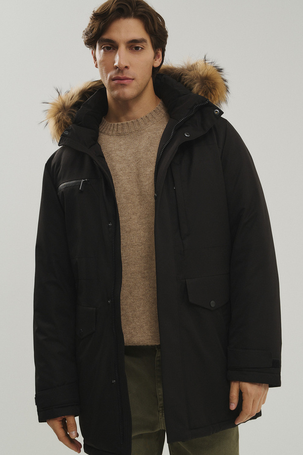 Зимняя куртка с капюшоном  776121003