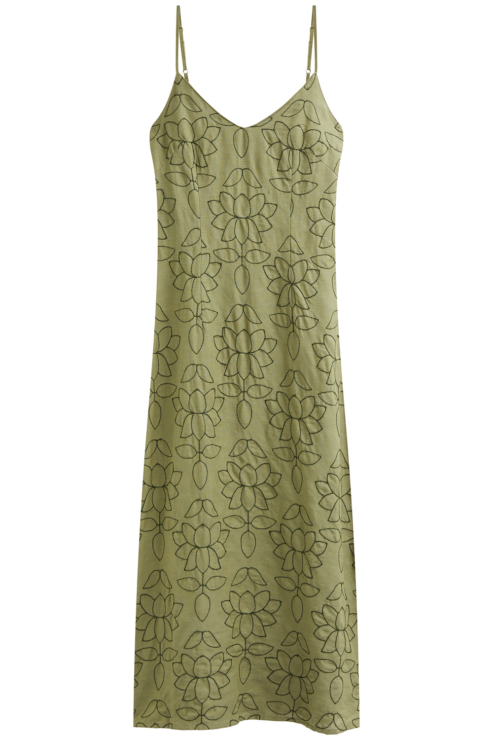 Сарафан с вышивкой, Снежная Королева Зеленый, фото 5